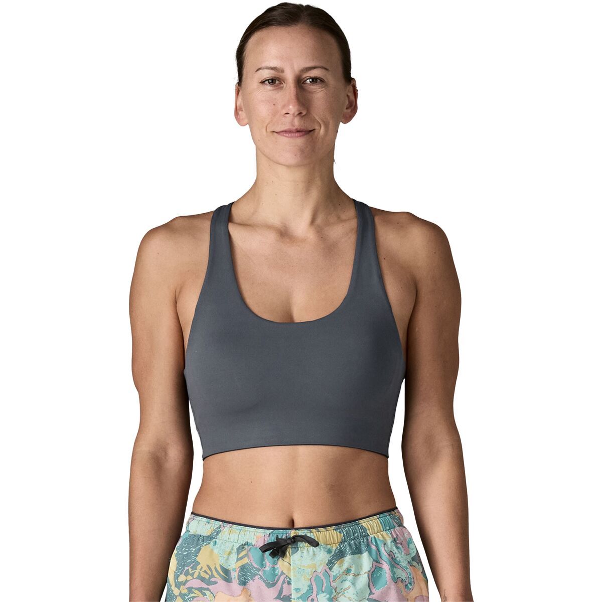 Image of Patagonia Maipo Mid Impact Bra - Women's Smolder Blue, L