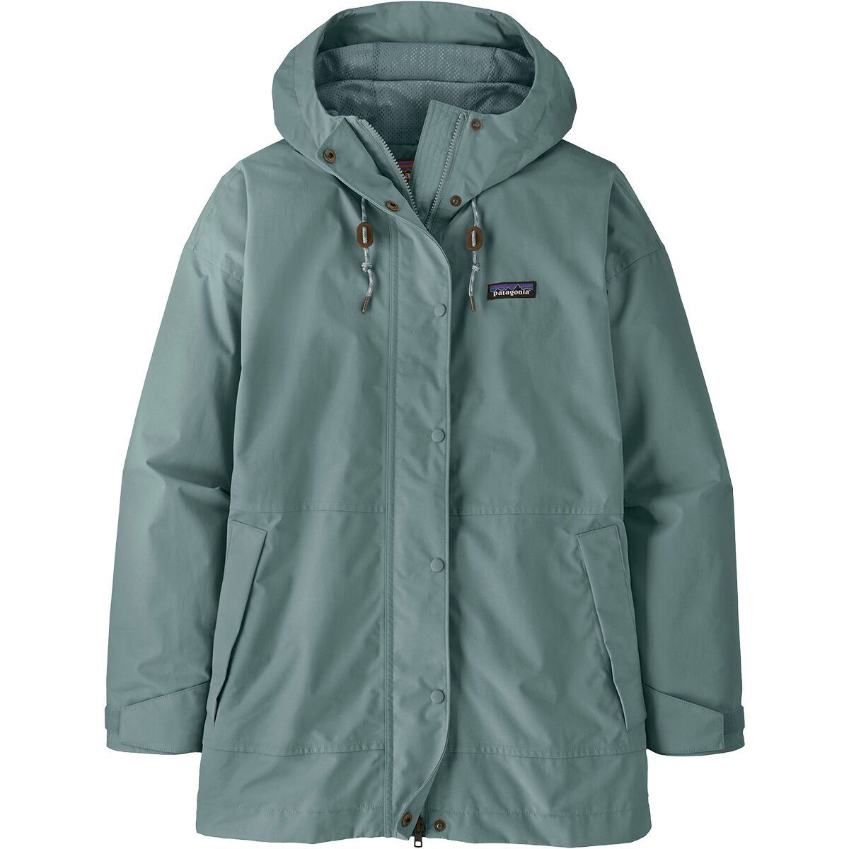 Image of Patagonia Outdoor Everyday Rain Jacket - Women's Blue Sage, L