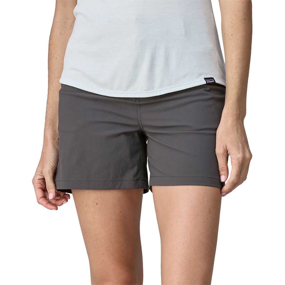 Image of Patagonia Quandary 5in Short - Women's Forge Grey, 4