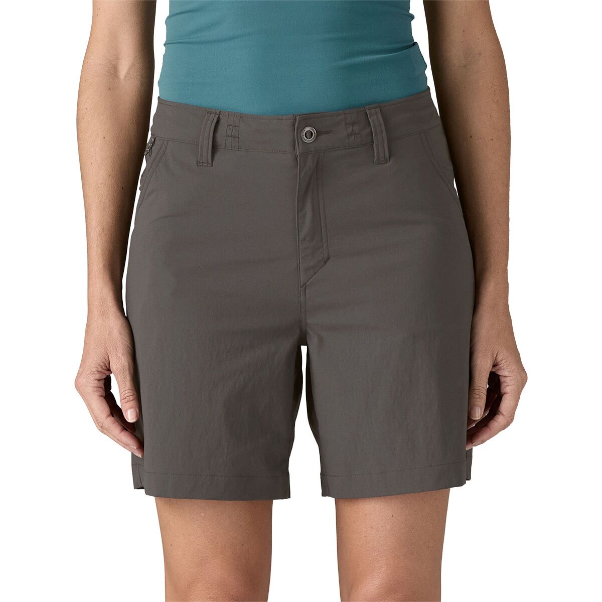 Image of Patagonia Quandary 7in Short - Women's Forge Grey, 2