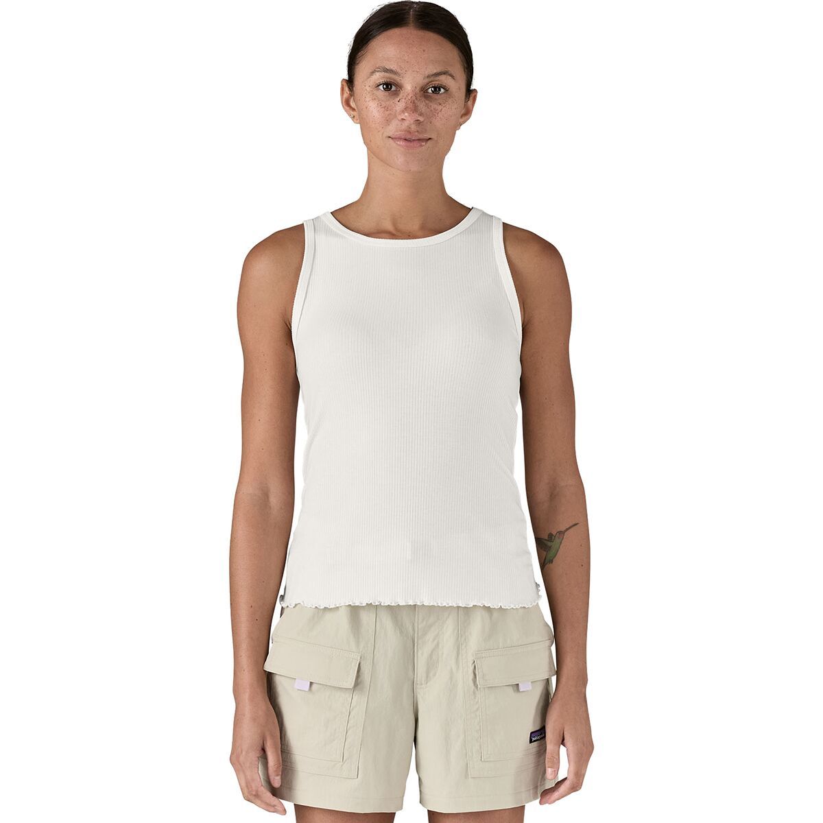 Patagonia Rib Knit Tank Top - Women's White, L