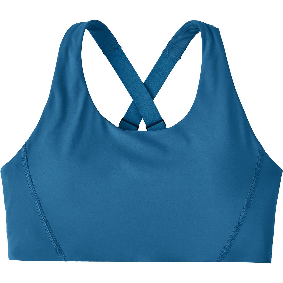 Image of Patagonia Shadowlite Mid Impact Adjustable Bra - Women's Aquatic Blue, XL