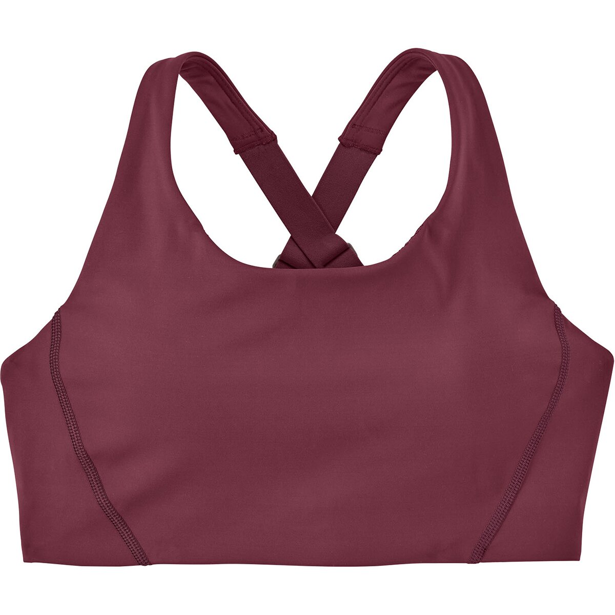 Image of Patagonia Shadowlite Mid Impact Adjustable Bra - Women's Berry Fig, S