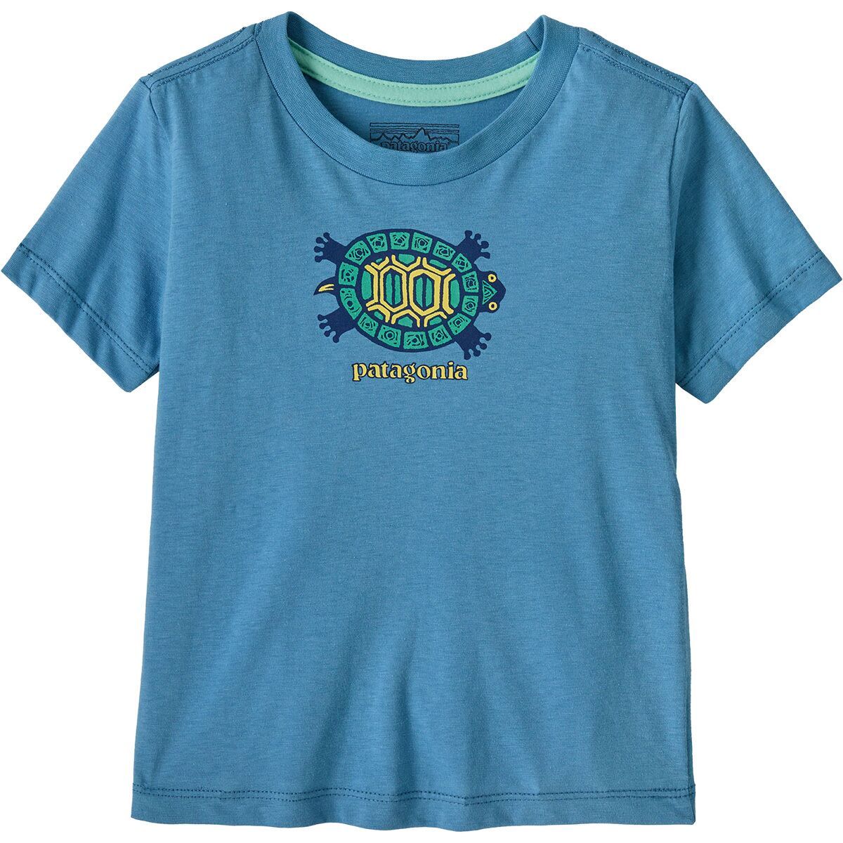 Image of Patagonia Baby Graphic T-Shirt - Toddlers' Island Turtle: Shore Blue, 5T