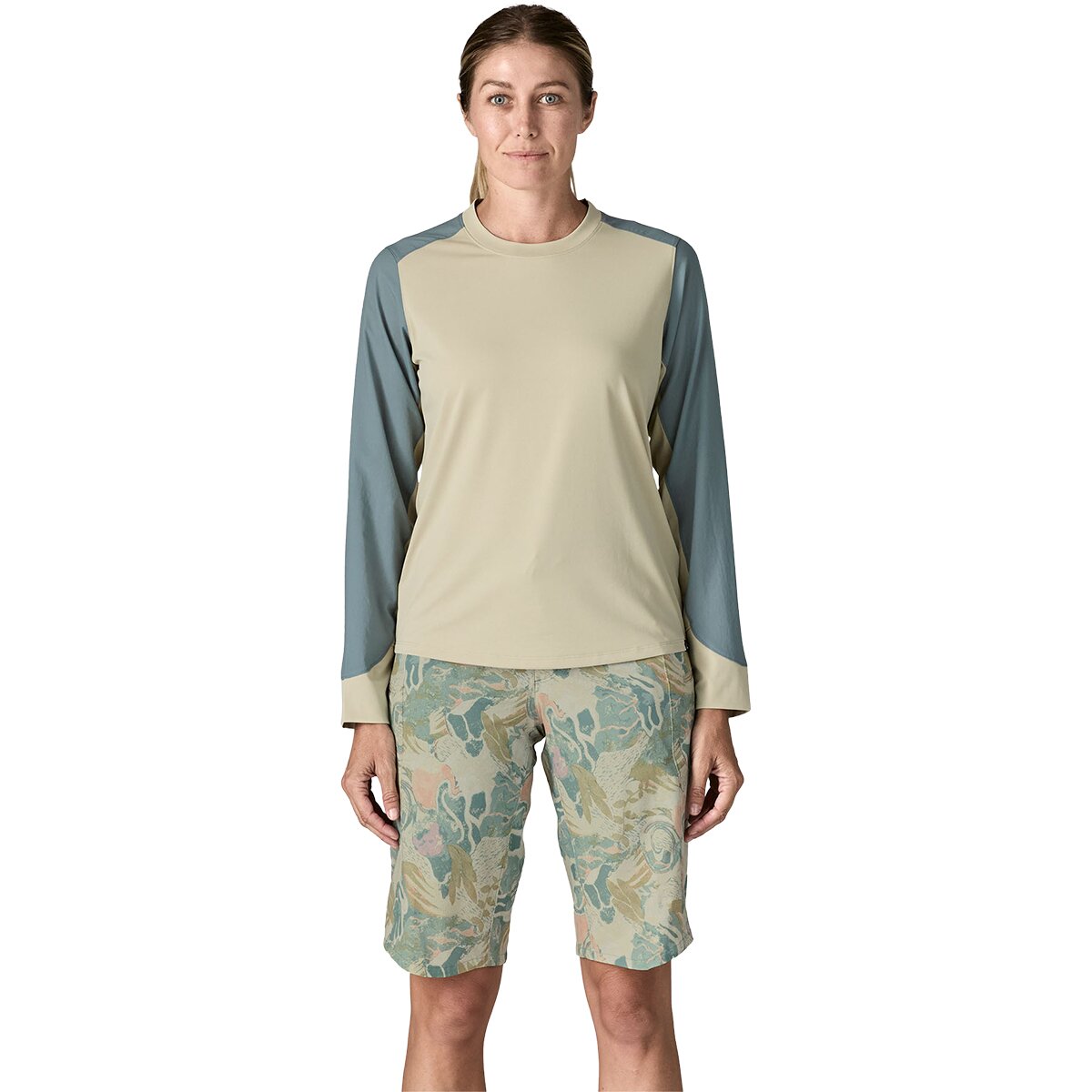 Image of Patagonia Dirt Craft Bike Short - Women's Moon Tripper: Weathered Stone, 2