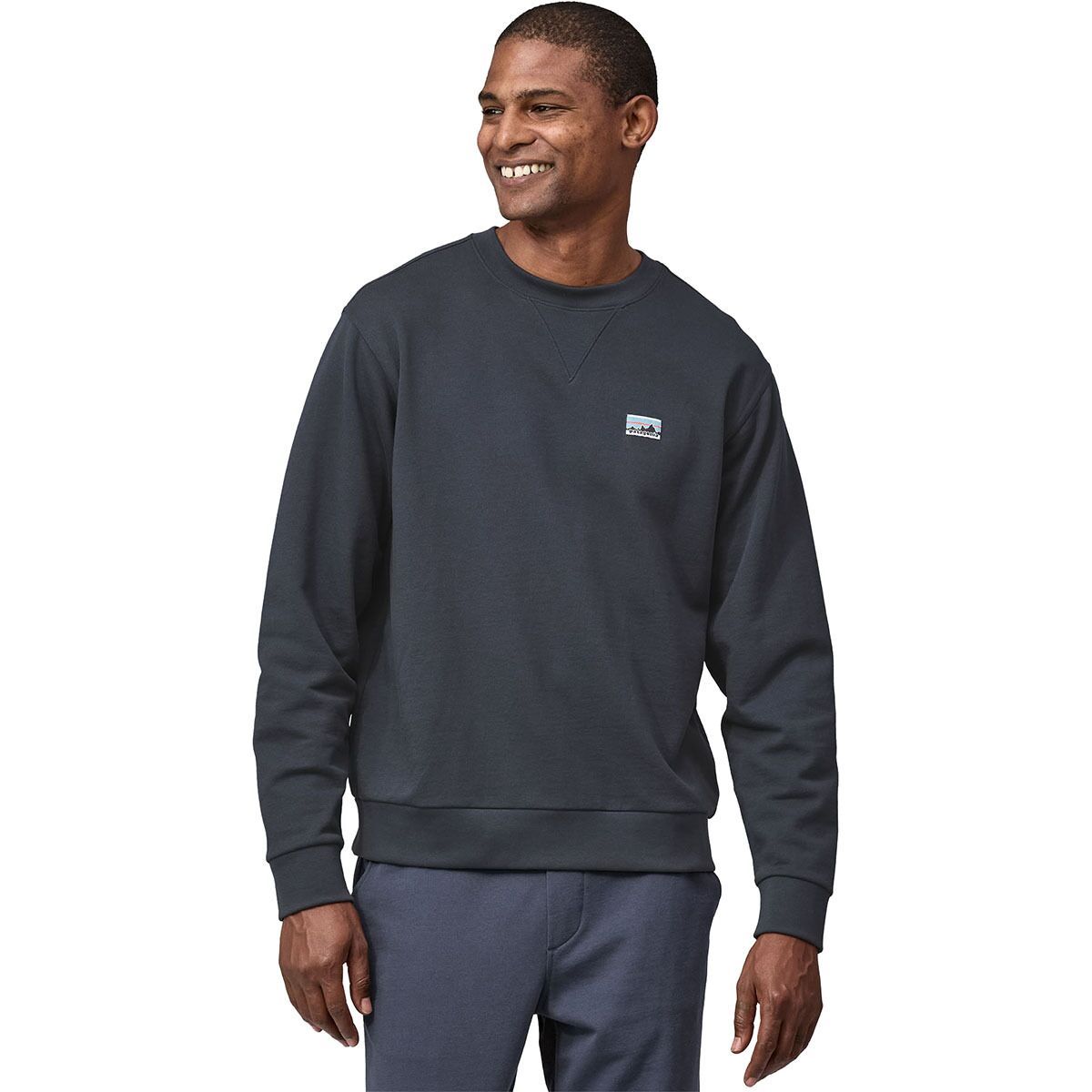 Image of Patagonia Daily Crewneck Sweatshirt Smolder Blue, S