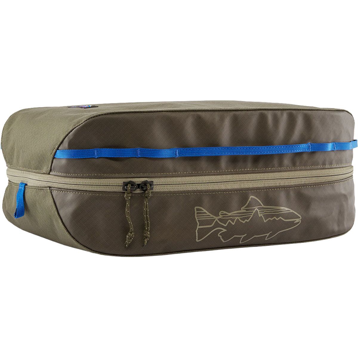 Image of Patagonia Black Hole 14L Cube Basin Green/Fitz Trout, One Size