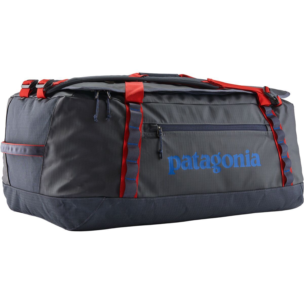 Patagonia Black Hole 70L Duffel Bag Smolder Blue/Amanita Red
