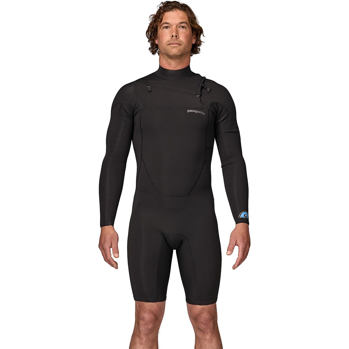 Image of Patagonia Regulator Lite Front-Zip Long-Sleeve Spring Suit - Men's Black, M