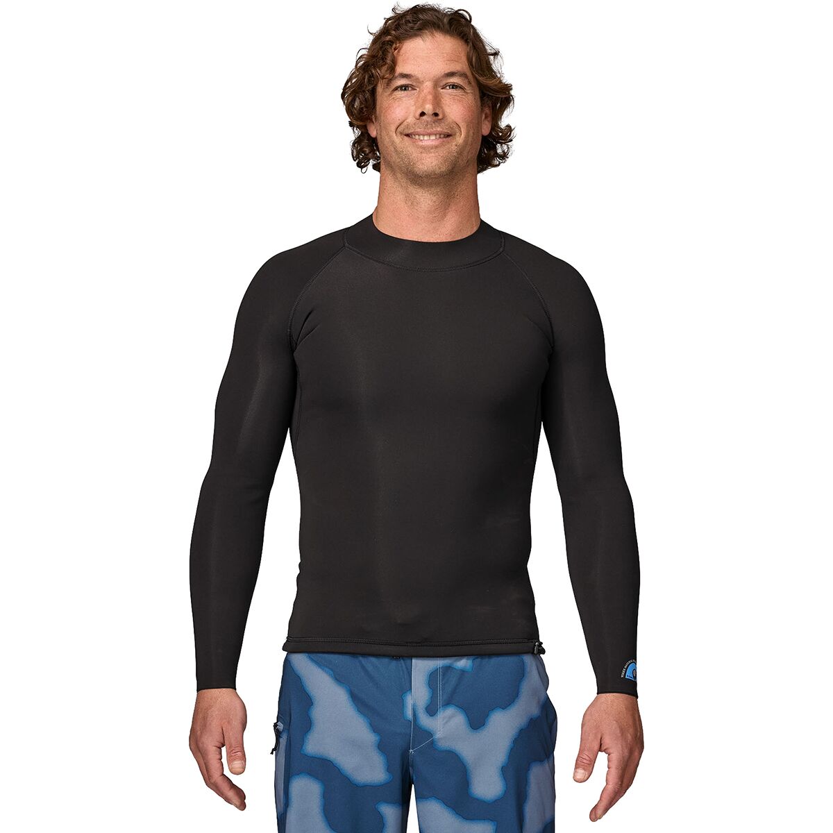 Image of Patagonia Regulator Lite Long-Sleeve Top - Men's Black, M