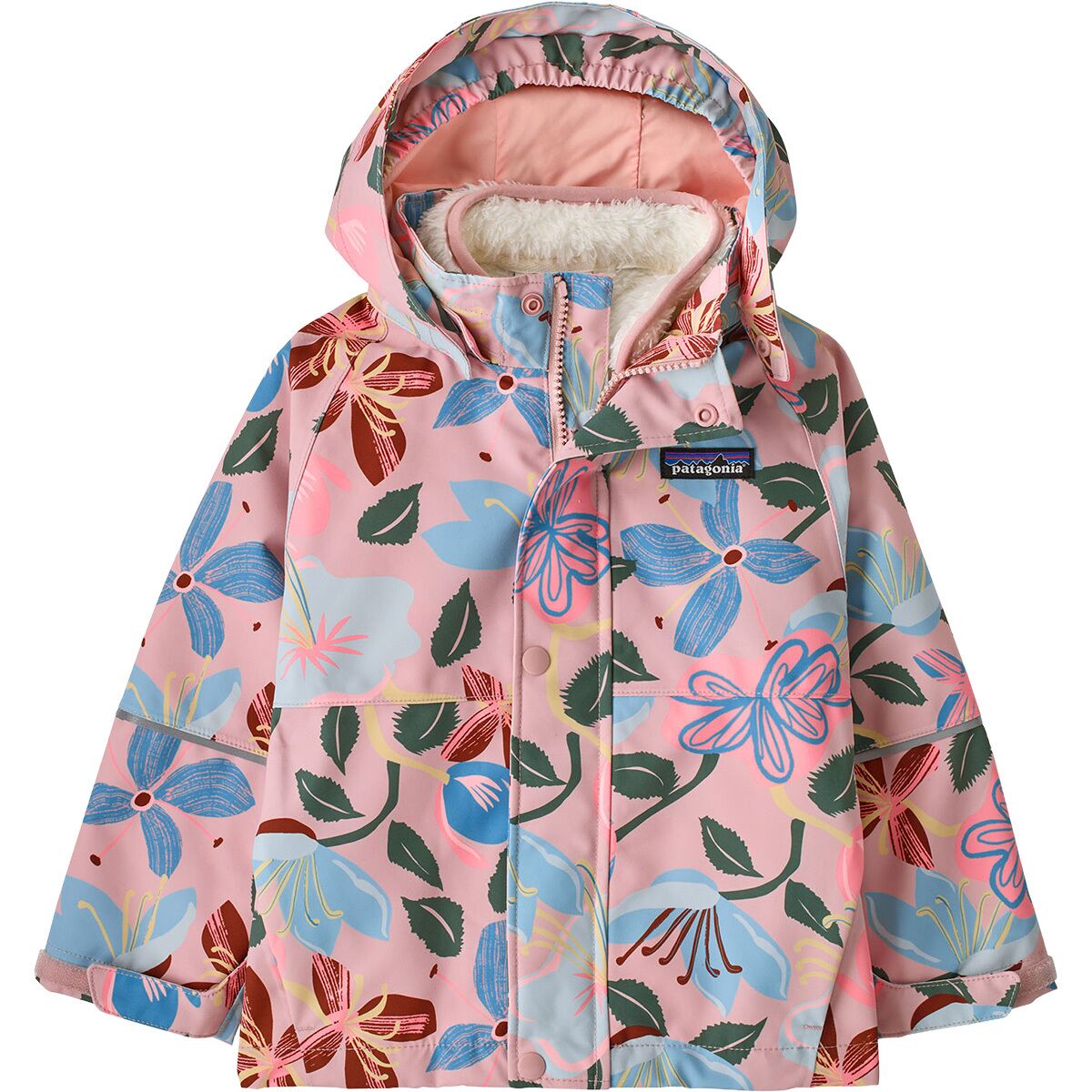 Image of Patagonia All Seasons 3-in-1 Jacket - Toddlers' Hopes and Blooms/Fuzzy Mauve, 4T