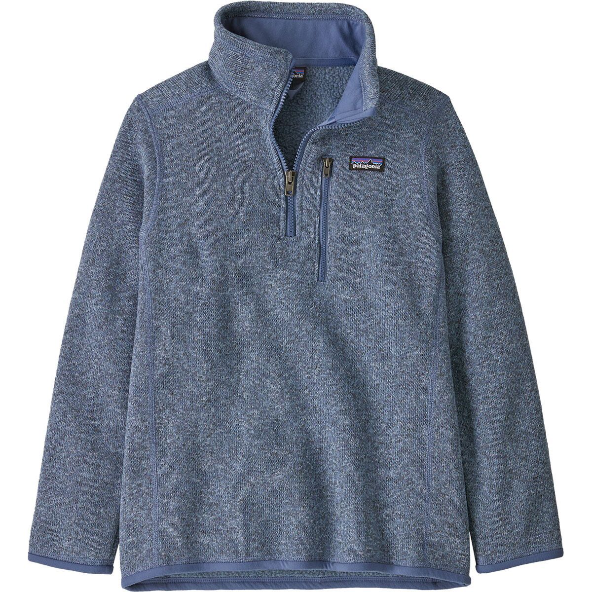 Image of Patagonia Better Sweater 1/4-Zip Jacket - Kids' Barnacle Blue, M