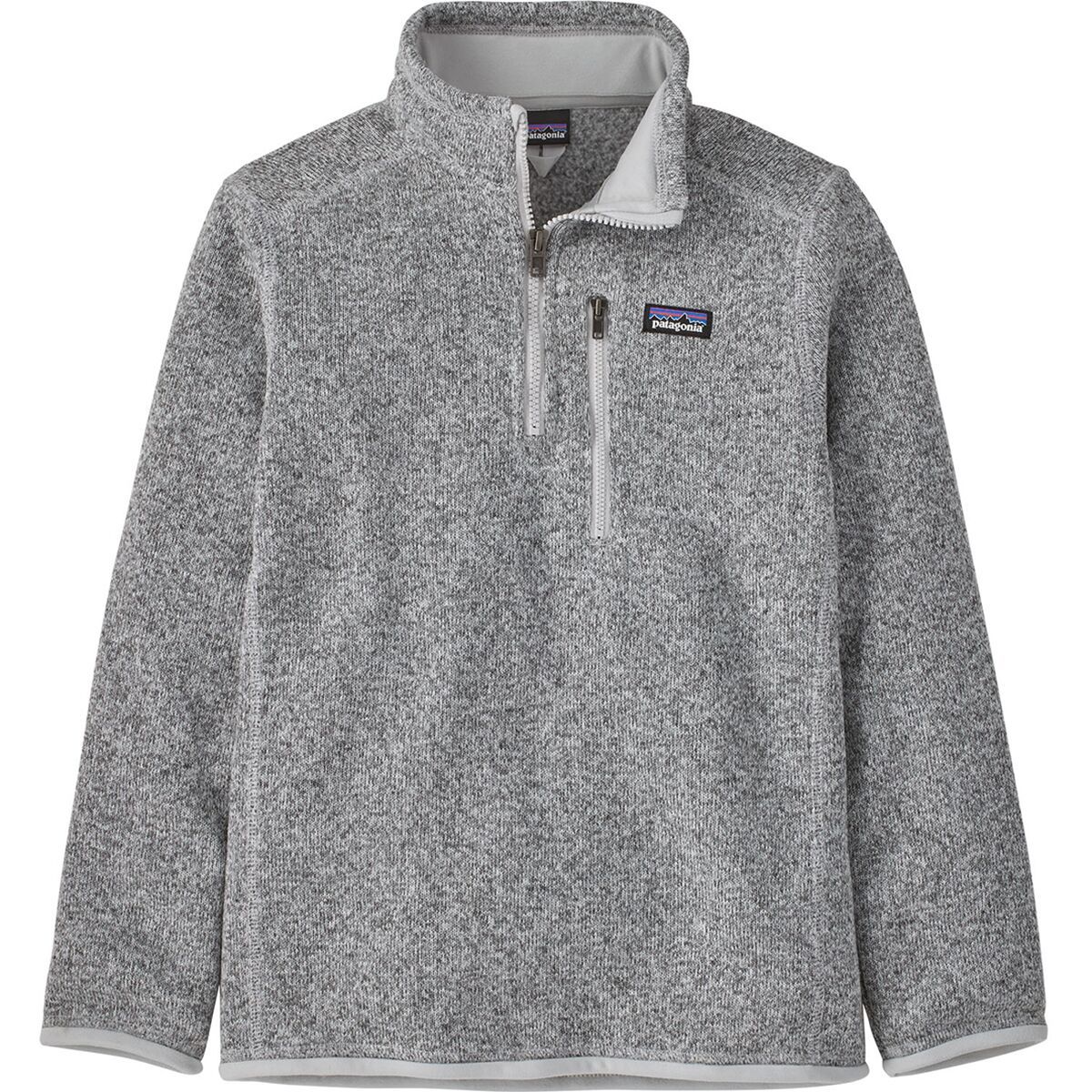 Image of Patagonia Better Sweater 1/4-Zip Jacket - Kids' Birch White, S