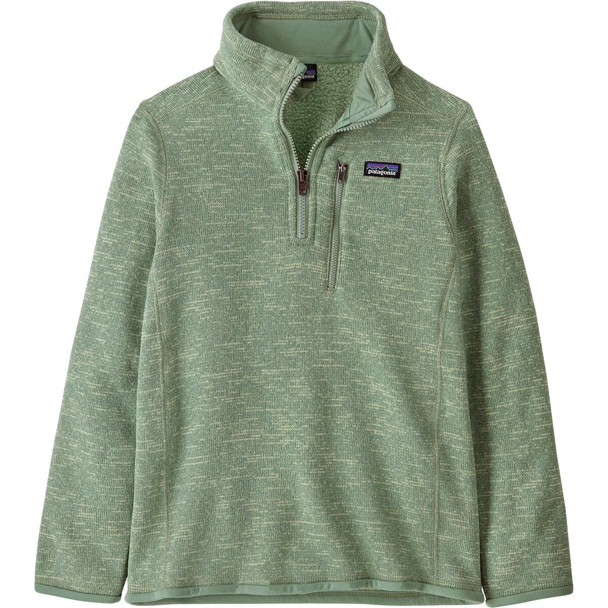 Image of Patagonia Better Sweater 1/4-Zip Jacket - Kids' Ellwood Green, L