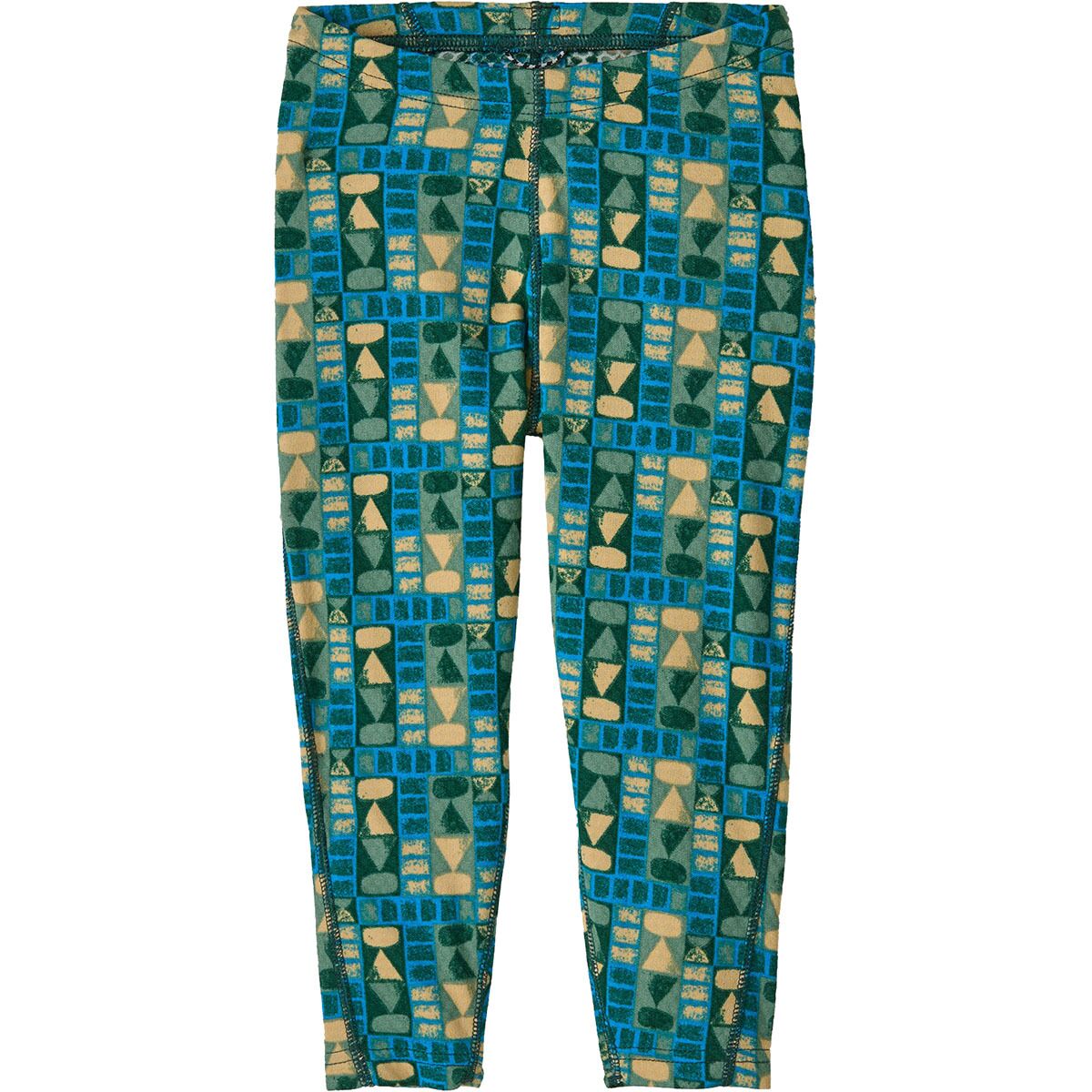 Image of Patagonia Capilene Midweight Baselayer Bottom - Toddlers' Tree Line: Uplift Blue, 3T