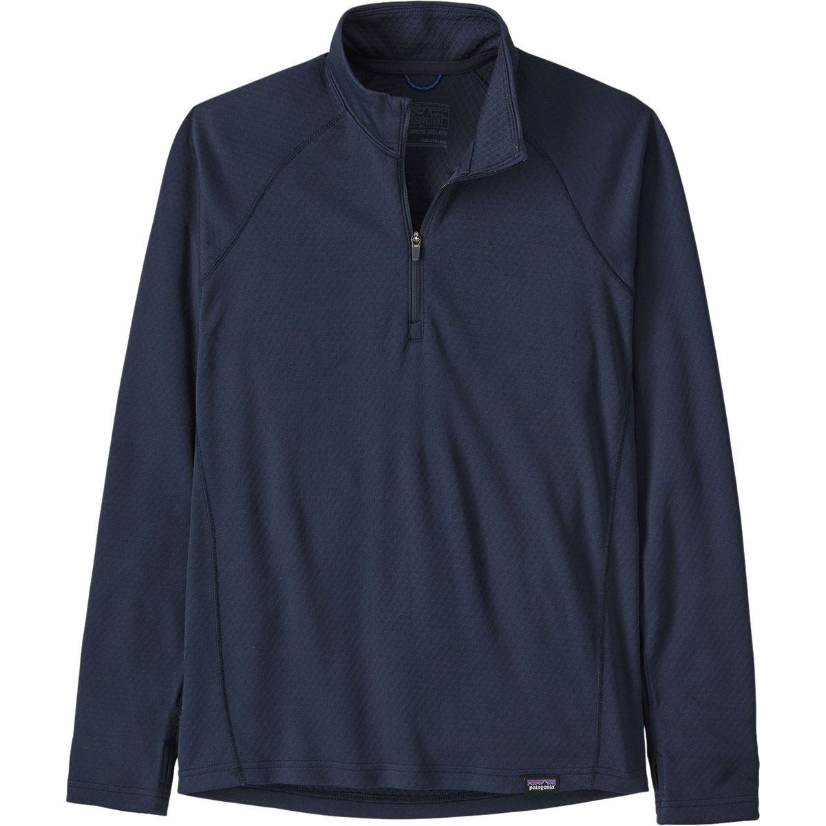 Image of Patagonia Capilene Midweight Zip Neck Top - Kids' New Navy, M