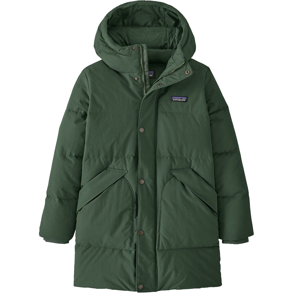 Image of Patagonia Downdrift Parka - Kids' Canopy Green, S