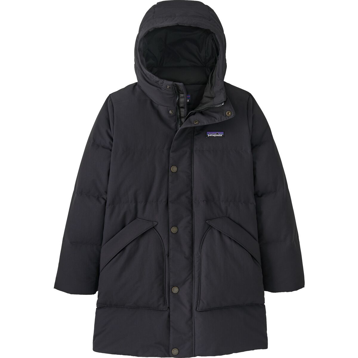 Image of Patagonia Downdrift Parka - Kids' Ink Black, XS