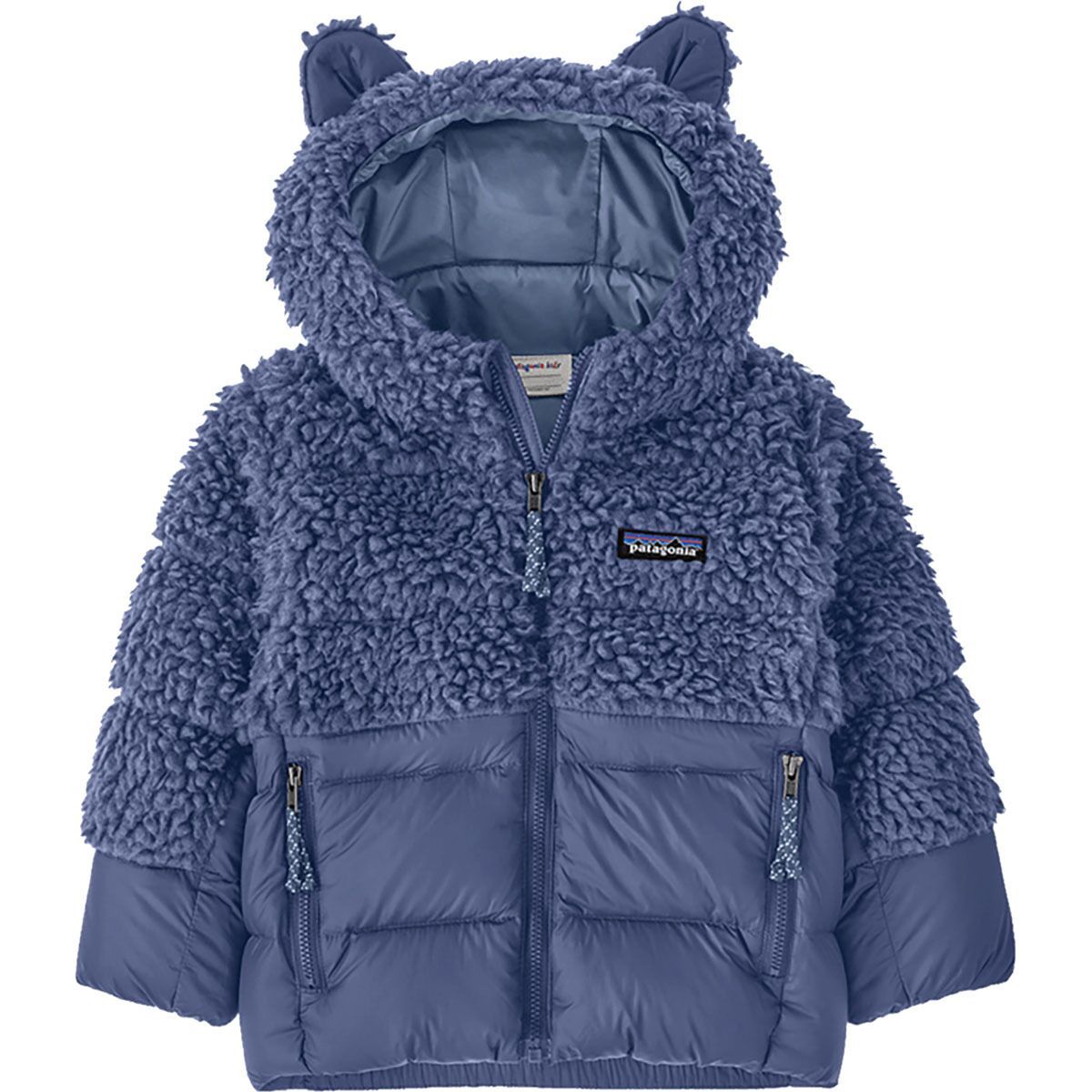 Image of Patagonia Hi-Loft Furry Friends Jacket - Infants' Current Blue, 12M