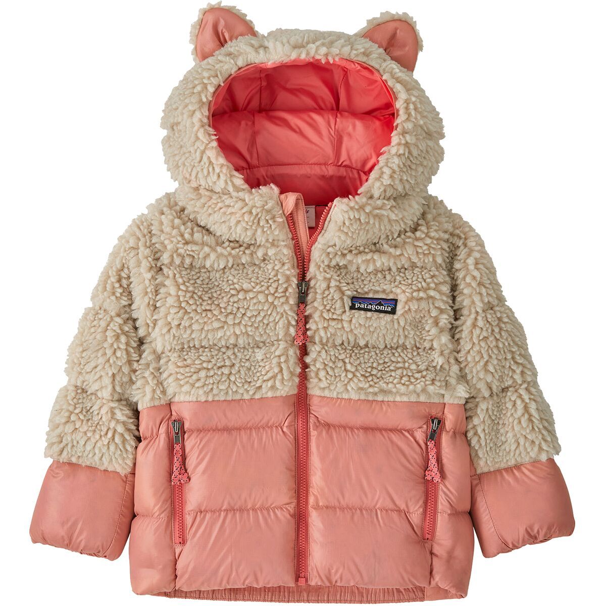 Image of Patagonia Hi-Loft Furry Friends Jacket - Infants' Moment Pink, 6M