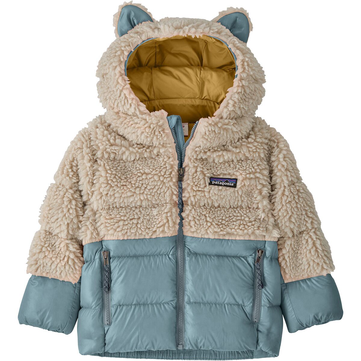 Image of Patagonia Hi-Loft Furry Friends Jacket - Toddlers' Blue Sage, 2T