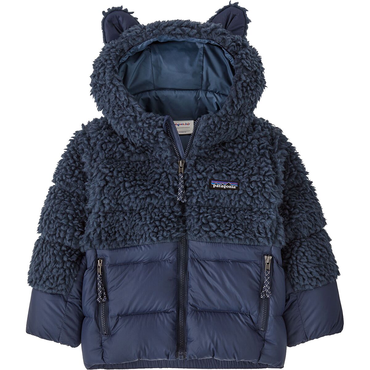 Patagonia Hi Loft Furry Friends Jacket Toddlers New Navy 4T