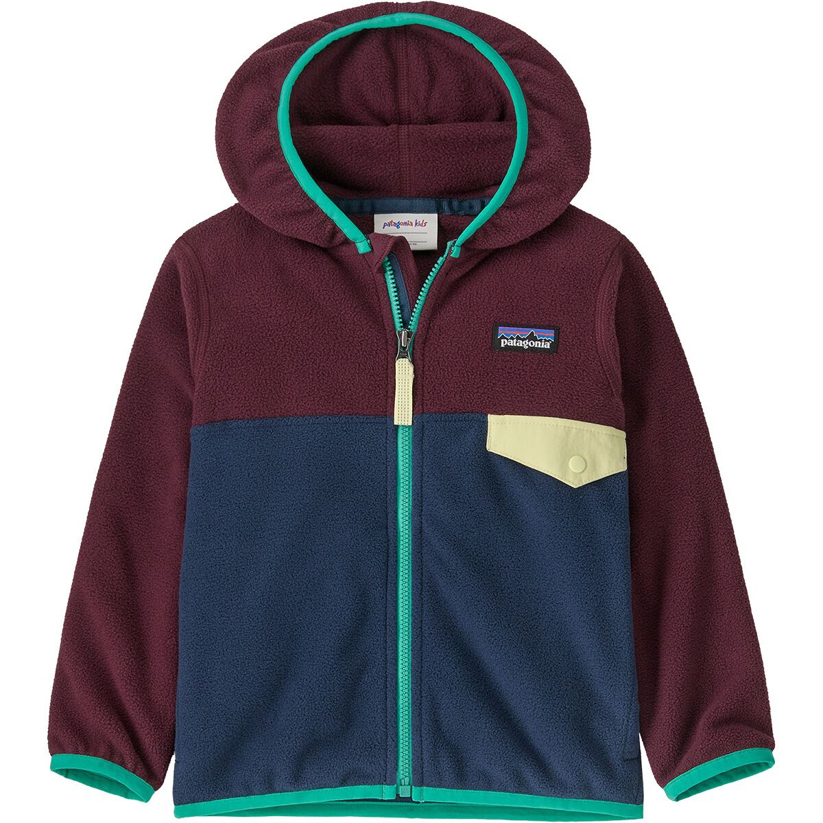 Image of Patagonia Micro D Snap-T Fleece Jacket - Infants' New Navy, 12M