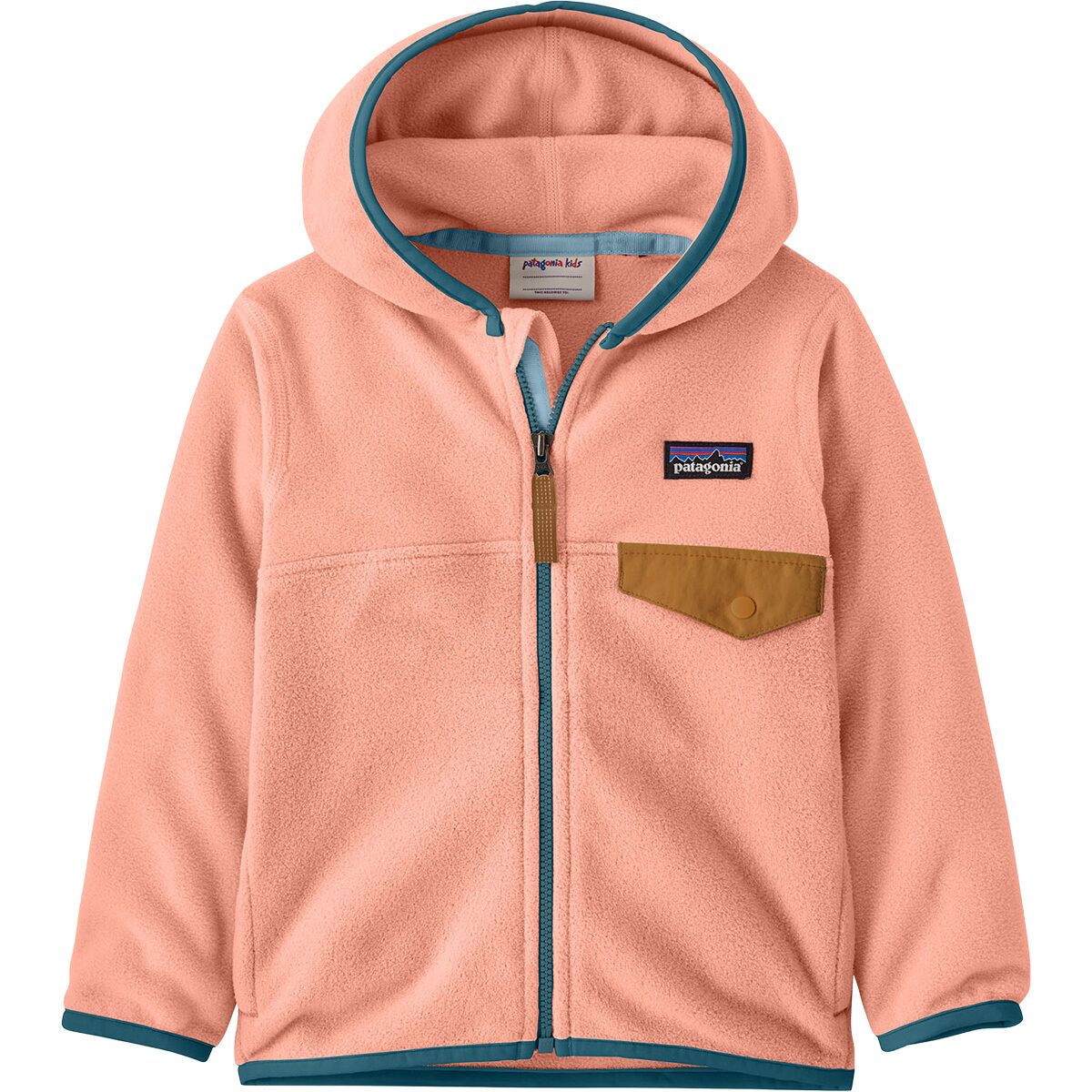 Image of Patagonia Micro D Snap-T Fleece Jacket - Infants' Sunlit Pink, 6M