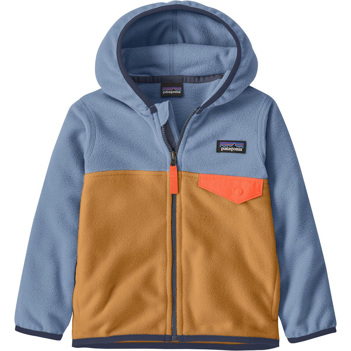 Image of Patagonia Micro D Snap-T Fleece Jacket - Infants' Talon Gold, 6M