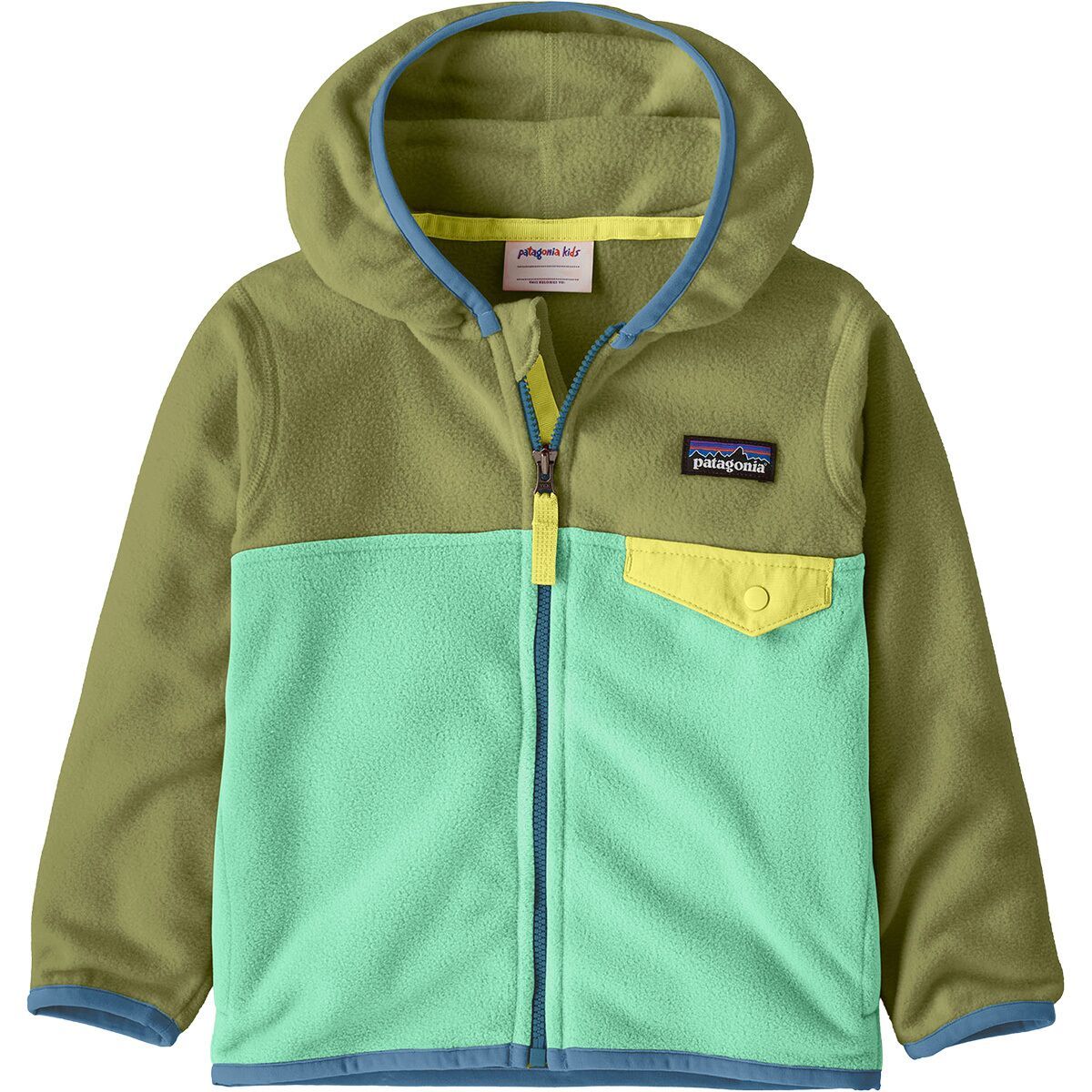 Image of Patagonia Micro D Snap-T Fleece Jacket - Toddlers' Early Teal, 4T