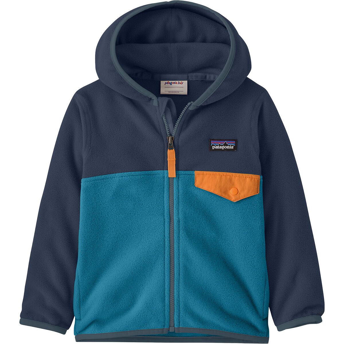 Image of Patagonia Micro D Snap-T Fleece Jacket - Toddlers' Glacial Blue, 4T