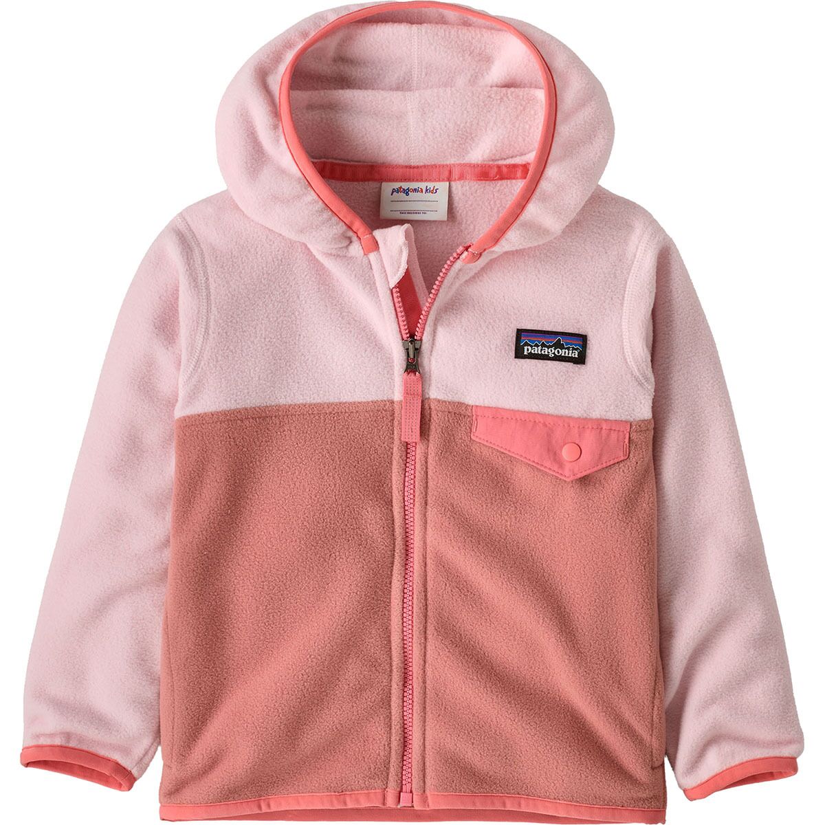 Image of Patagonia Micro D Snap-T Fleece Jacket - Toddlers' Moment Pink, 2T