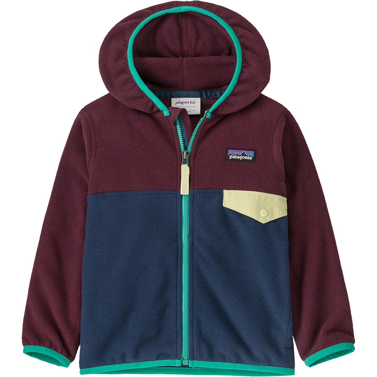 Image of Patagonia Micro D Snap-T Fleece Jacket - Toddlers' New Navy, 4T