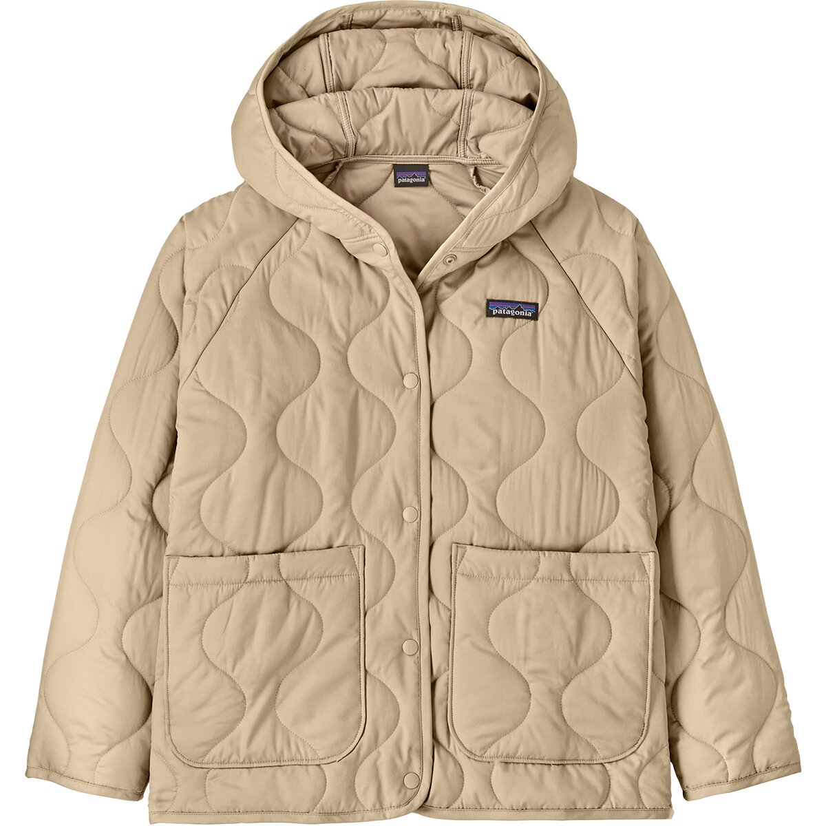 Image of Patagonia Quilted Puffer Jacket - Kids' Oar Tan, L