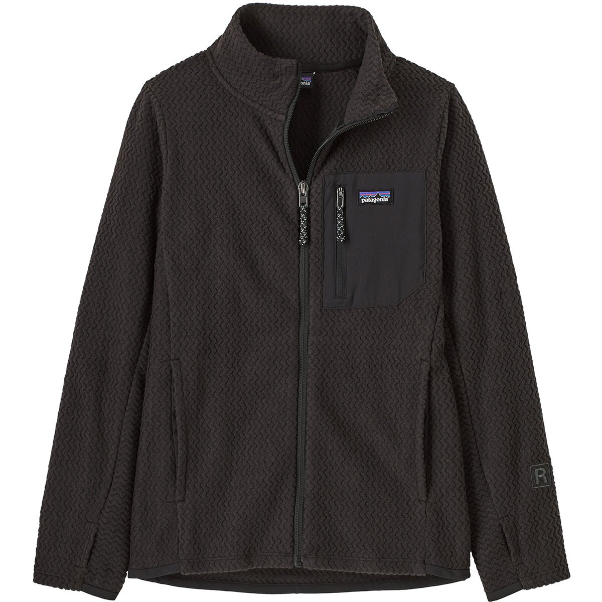 Image of Patagonia R1 Air Full-Zip Jacket - Kids' Black, S