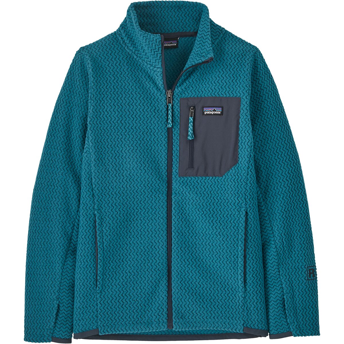 Image of Patagonia R1 Air Full-Zip Jacket - Kids' Glacial Blue, S