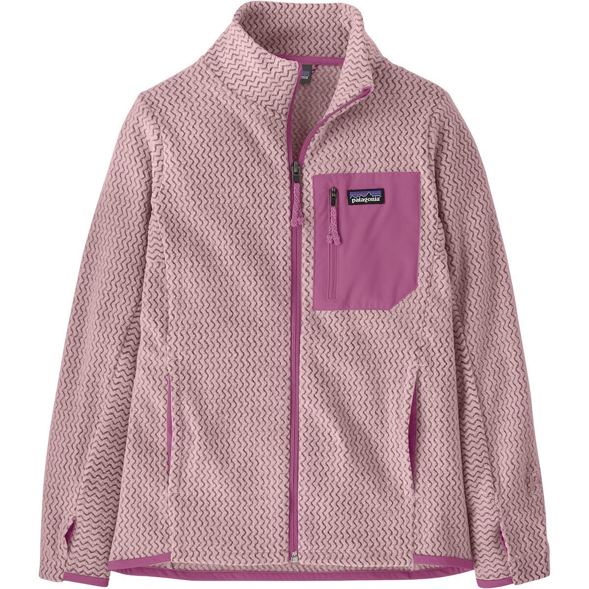 Image of Patagonia R1 Air Full-Zip Jacket - Kids' Quiet Violet, M