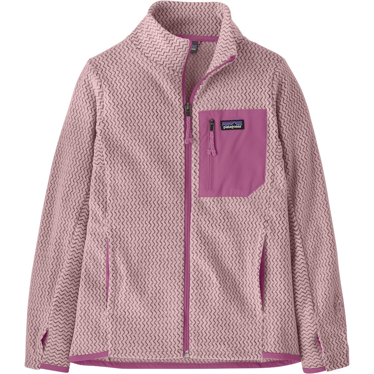 Image of Patagonia R1 Air Full-Zip Jacket - Kids' Quiet Violet, L