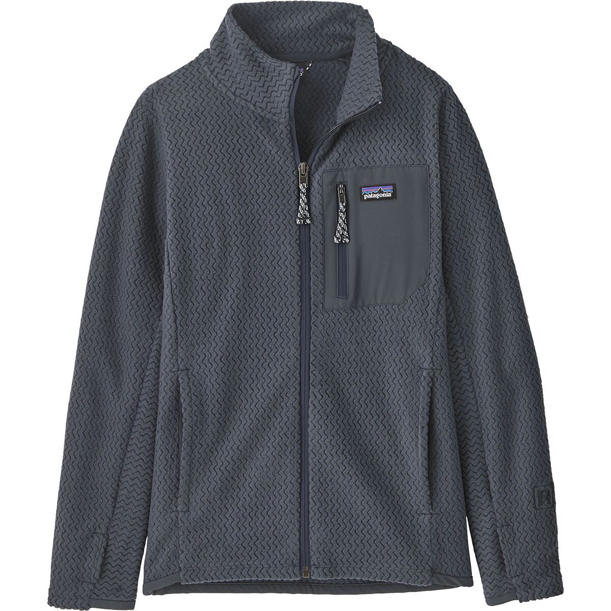 Image of Patagonia R1 Air Full-Zip Jacket - Kids' Smolder Blue, L