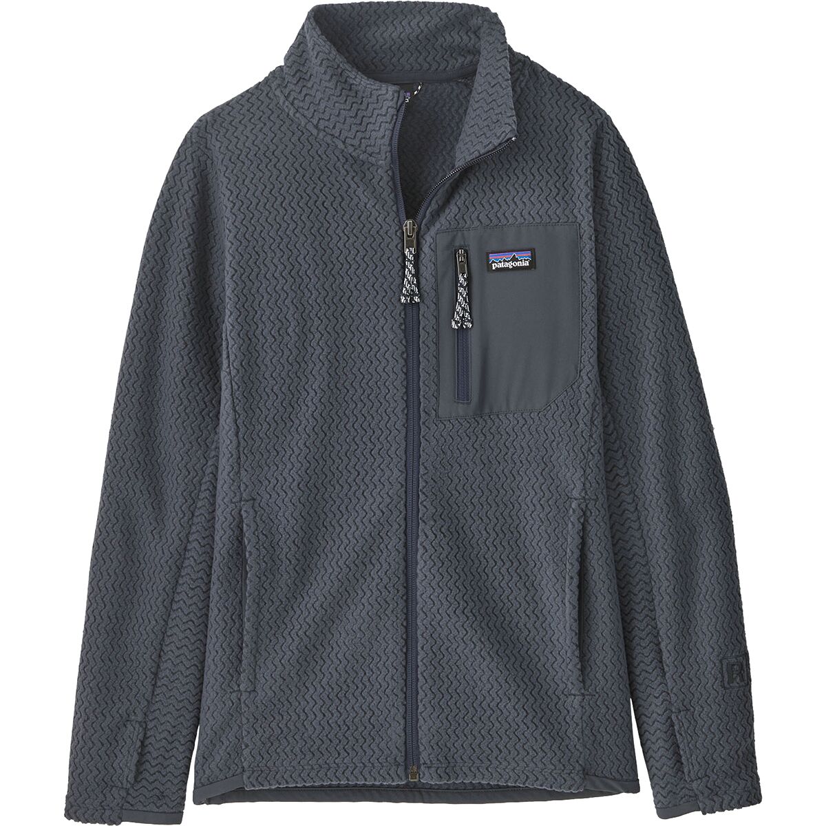 Image of Patagonia R1 Air Full-Zip Jacket - Kids' Smolder Blue, XS