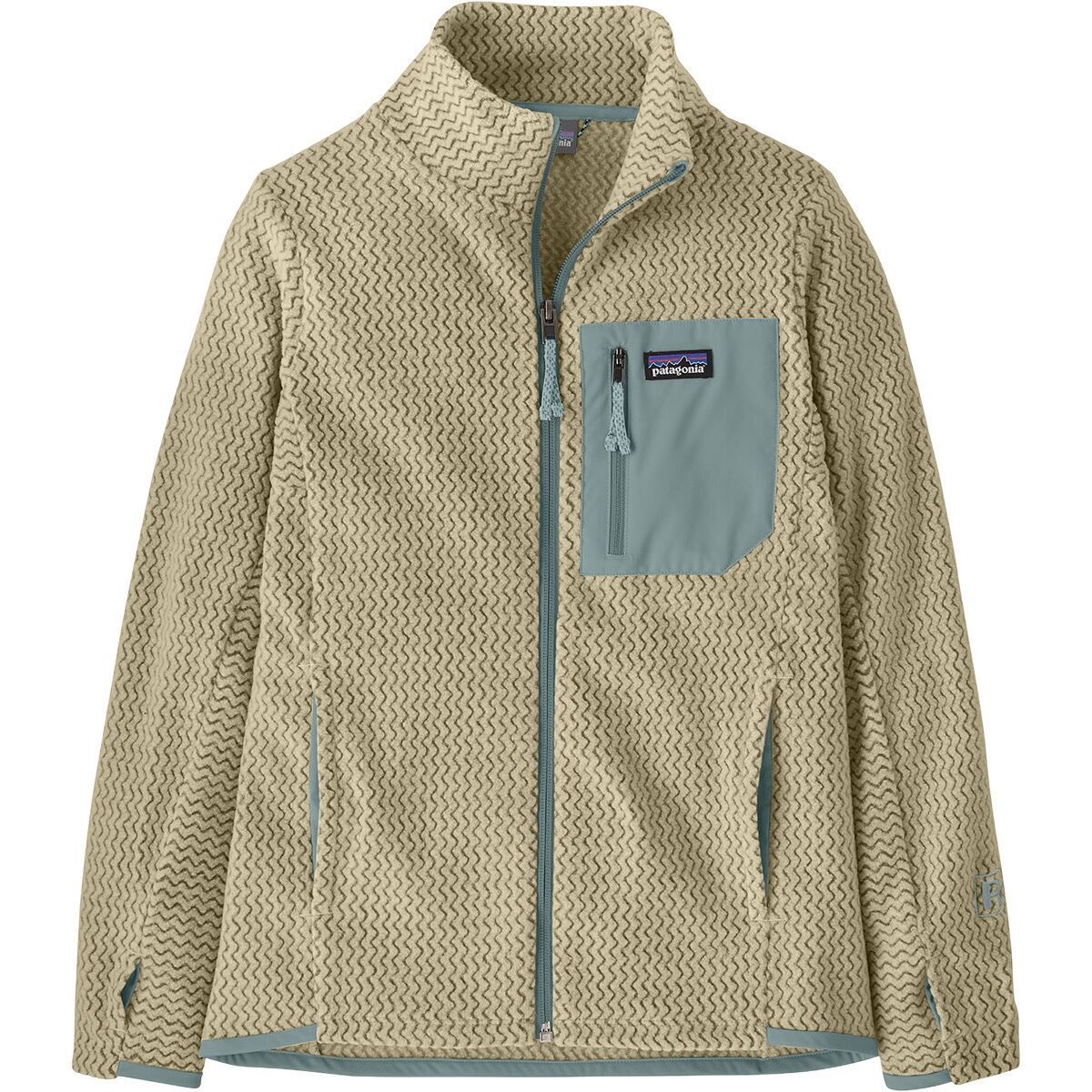 Image of Patagonia R1 Air Full-Zip Jacket - Kids' Weathered Stone, L