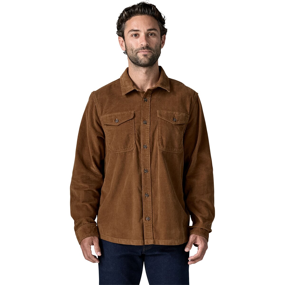 Image of Patagonia Corduroy Shirt - Men's Deer Brown, XL
