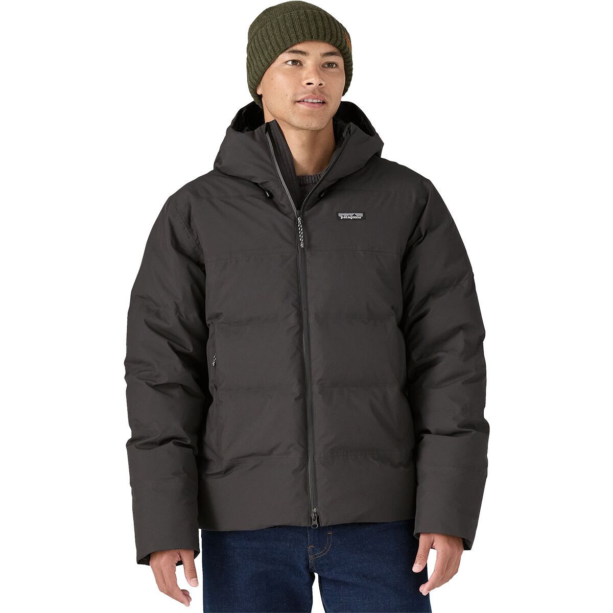 Image of Patagonia Jackson Glacier Down Jacket - Men's Black, L