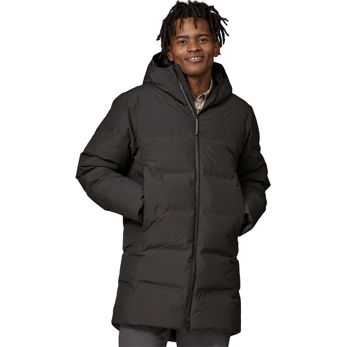 Image of Patagonia Jackson Glacier Down Parka - Men's Black, S