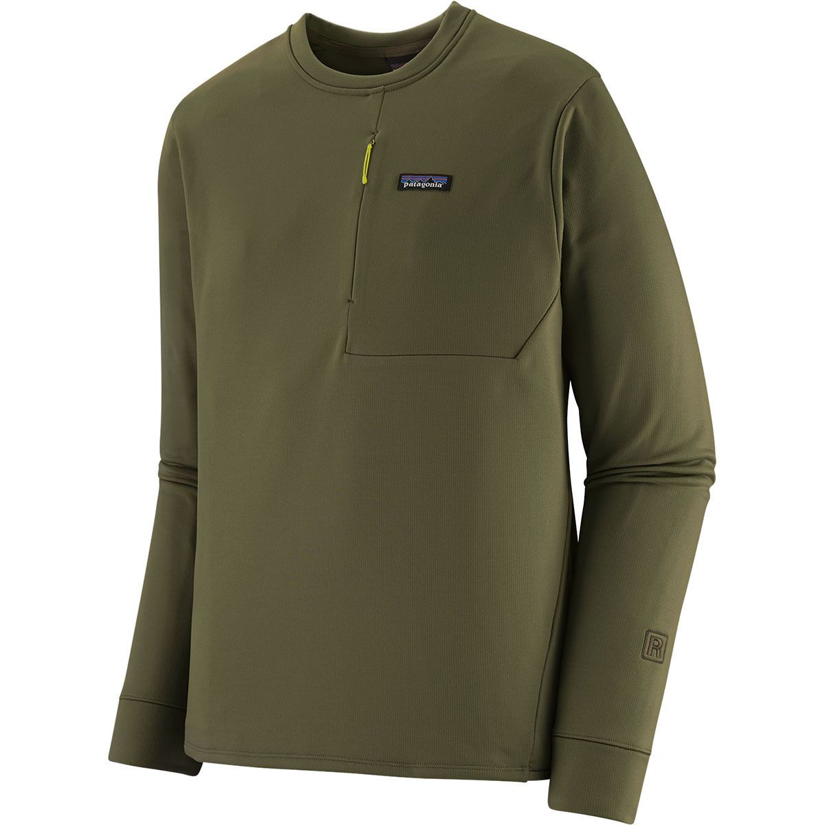 Patagonia R1 Thermal Crew - Men's  in Pine Needle Green