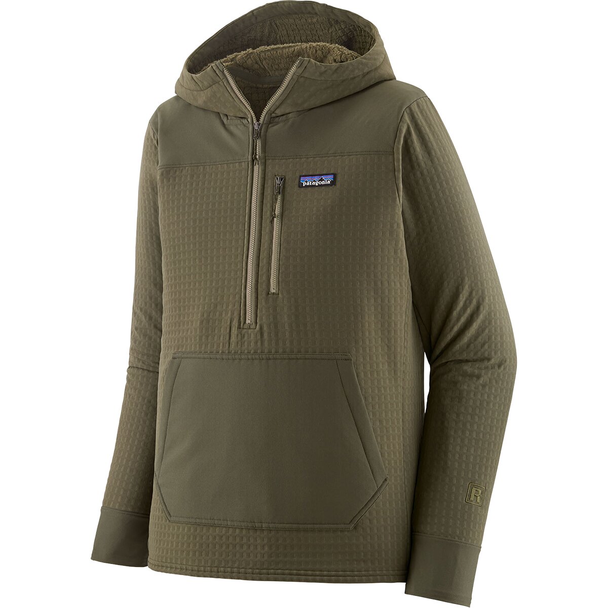 Patagonia R2 TechFace Pullover - Men's Basin Green, M