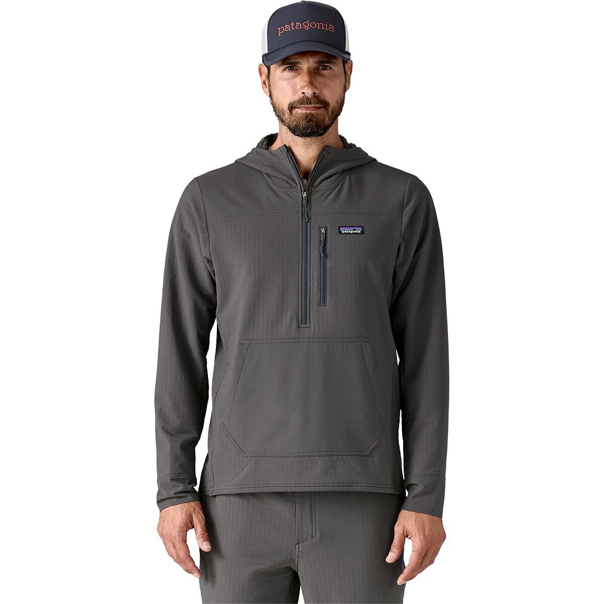 Image of Patagonia R2 TechFace Pullover - Men's Forge Grey, S