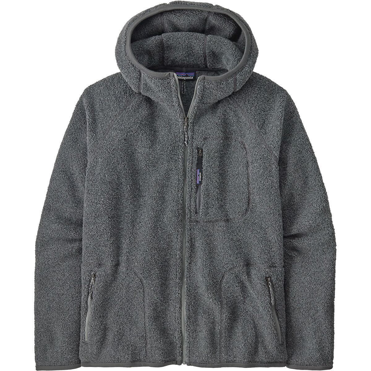 Image of Patagonia Reclaimed Fleece Hooded Jacket - Men's Noble Grey, S