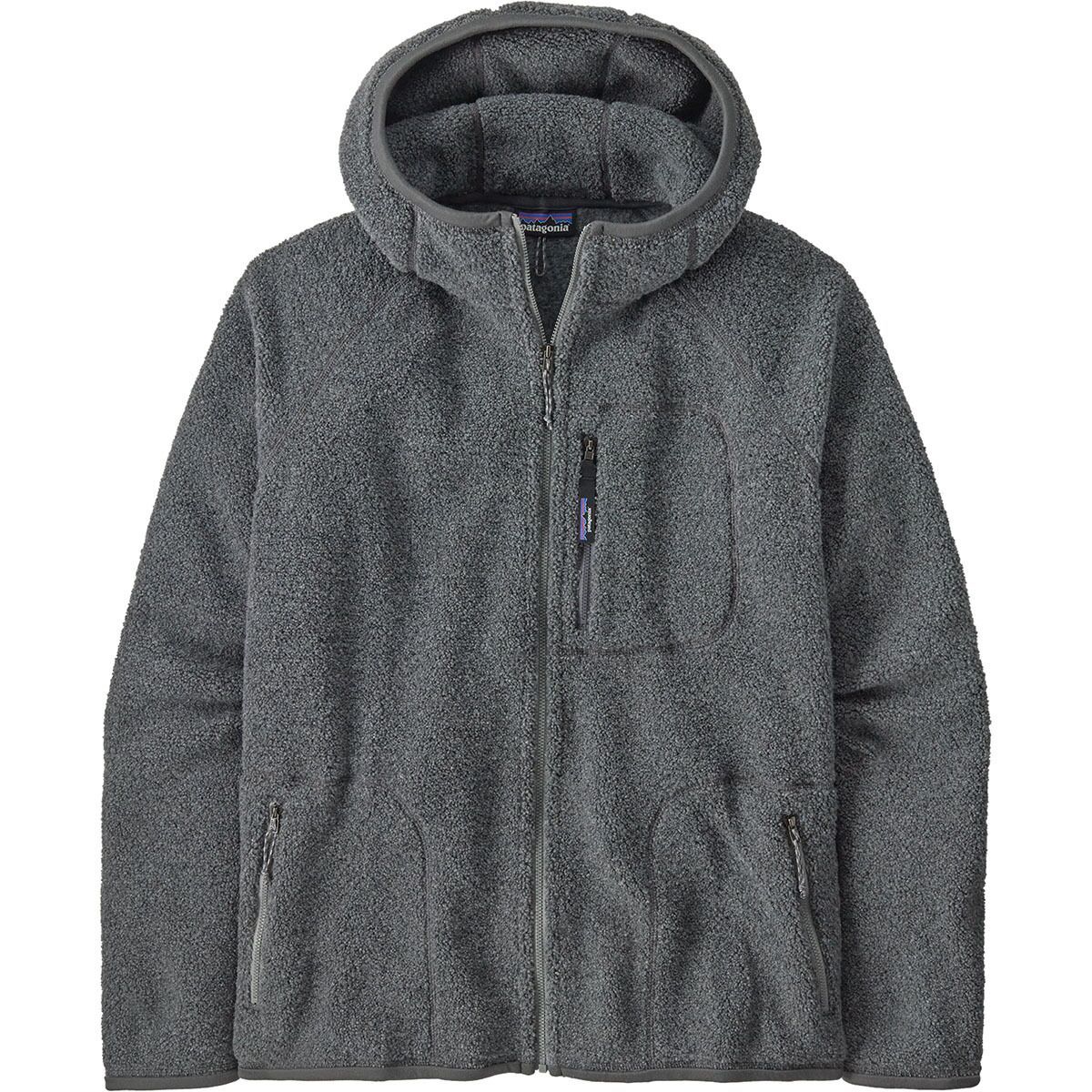 Image of Patagonia Reclaimed Fleece Hooded Jacket - Men's Noble Grey, S