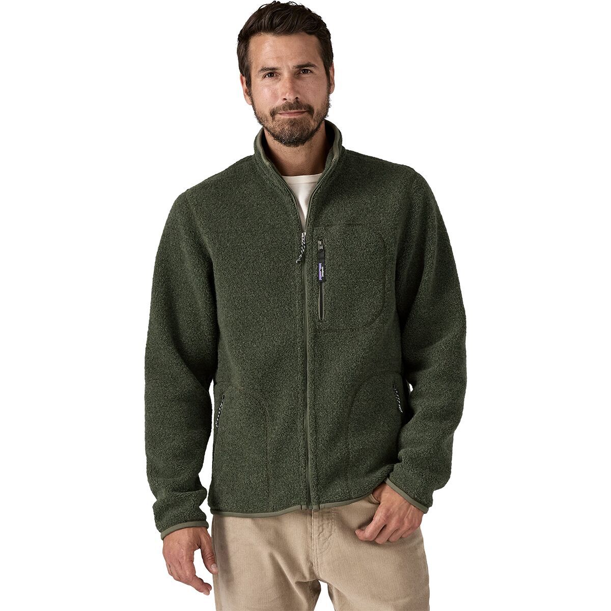 Patagonia Reclaimed Fleece Jacket - Men's  in Basin Green